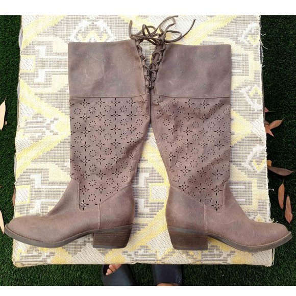 Not Rated  / Tall boots / Hermosa- Taupe #6 - Picture 3 of 8